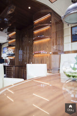 Kantoor in villa yacht style-Wood Creations-alle,Woonkamer-OBLY