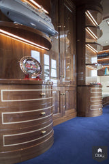 Kantoor in villa yacht style-Wood Creations-alle,Woonkamer-OBLY