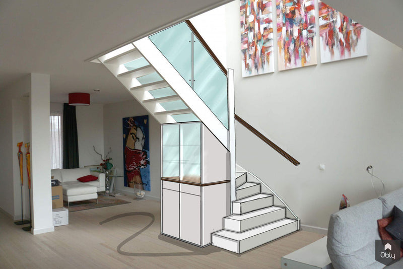 Kast onder trap-Elmi Interieur & Meubelontwerp-alle,Woonkamer-OBLY