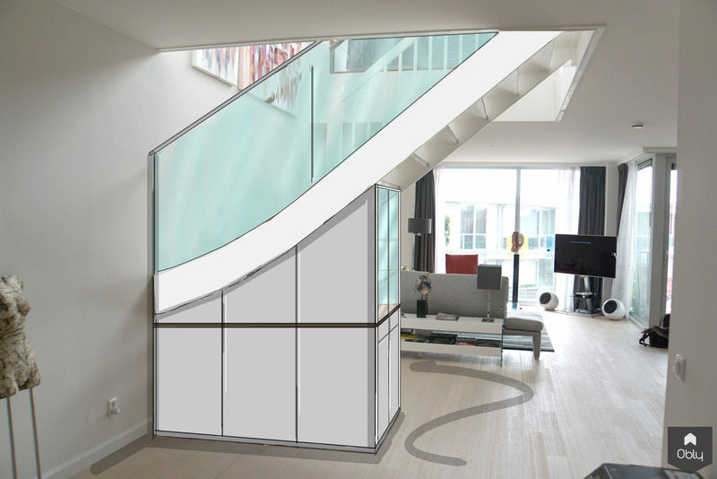 Kast onder trap-Elmi Interieur & Meubelontwerp-alle,Woonkamer-OBLY