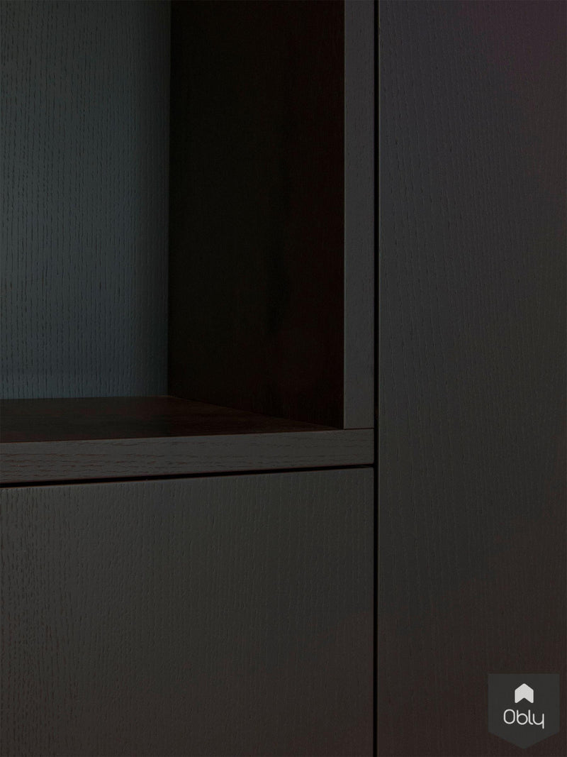 Kastenwand van gefineerd eiken-Zijlmans Maatwerk-alle,Eetkamer-OBLY