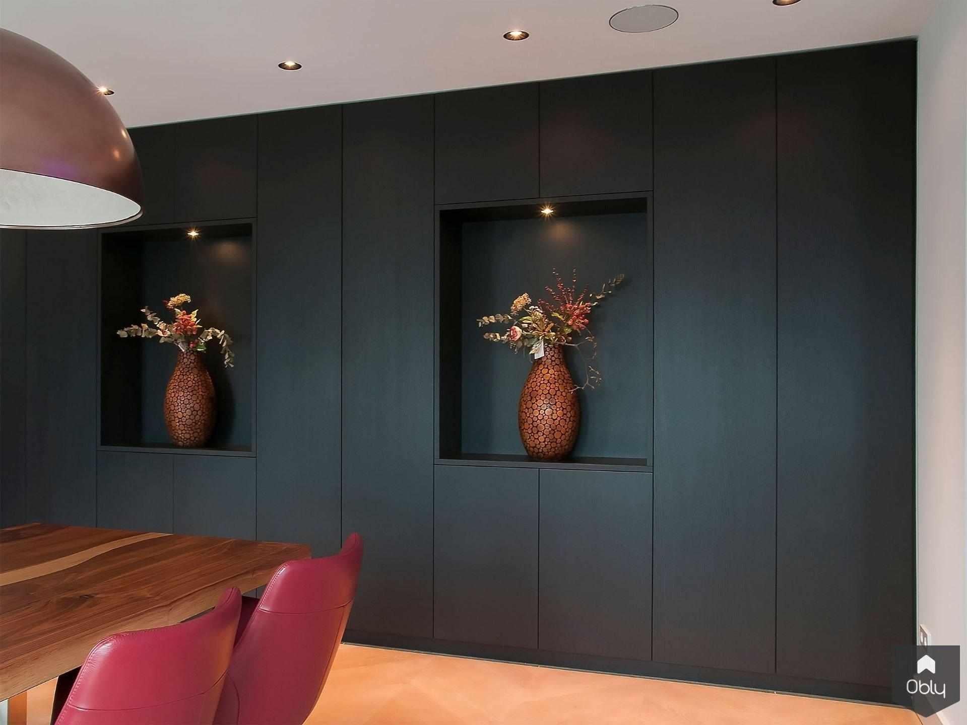 Kastenwand van gefineerd eiken-Zijlmans Maatwerk-alle,Eetkamer-OBLY