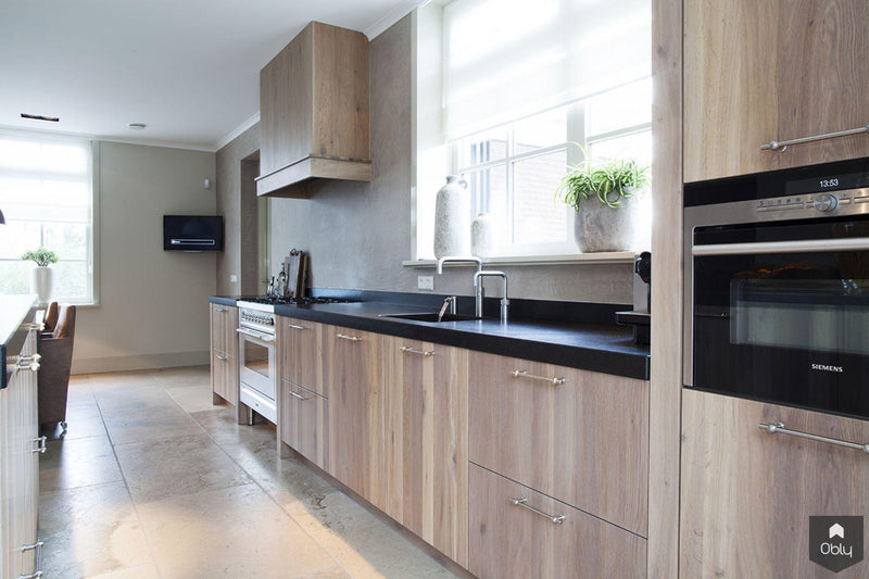 Keuken Eiken hout met v-groeven - Landelijk-Wood Creations-alle,Keuken-OBLY