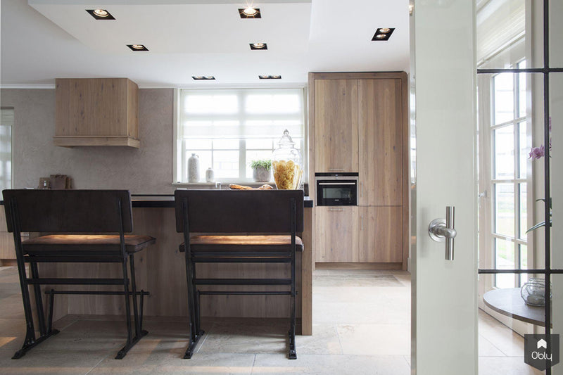 Keuken Eiken hout met v-groeven - Landelijk-Wood Creations-alle,Keuken-OBLY