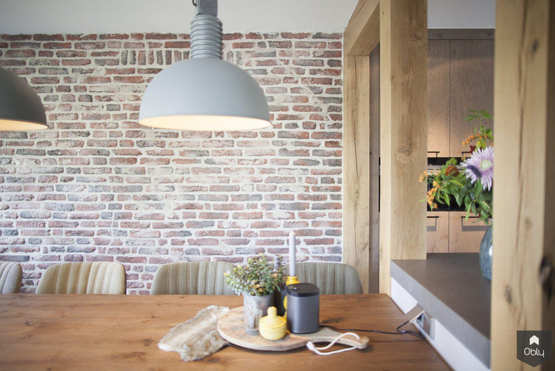 Keuken Stoer eiken hout met werkplek-Wood Creations-alle,Keuken-OBLY