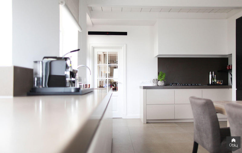 Keuken champagne kleurig met eiken hout-Wood Creations-alle,Keuken-OBLY