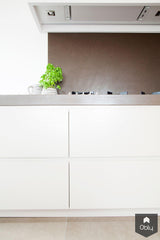 Keuken champagne kleurig met eiken hout-Wood Creations-alle,Keuken-OBLY