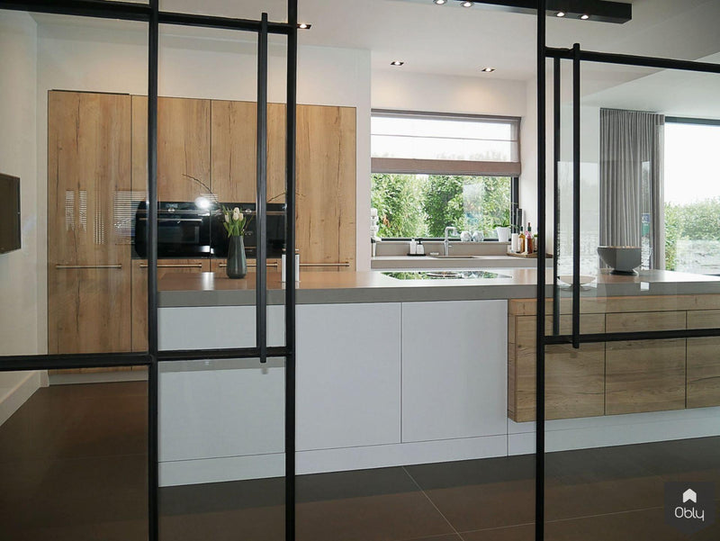 Keuken in rustiek eiken met strak wit-Keukenarchitectuur Midden Brabant-alle,Keuken-OBLY
