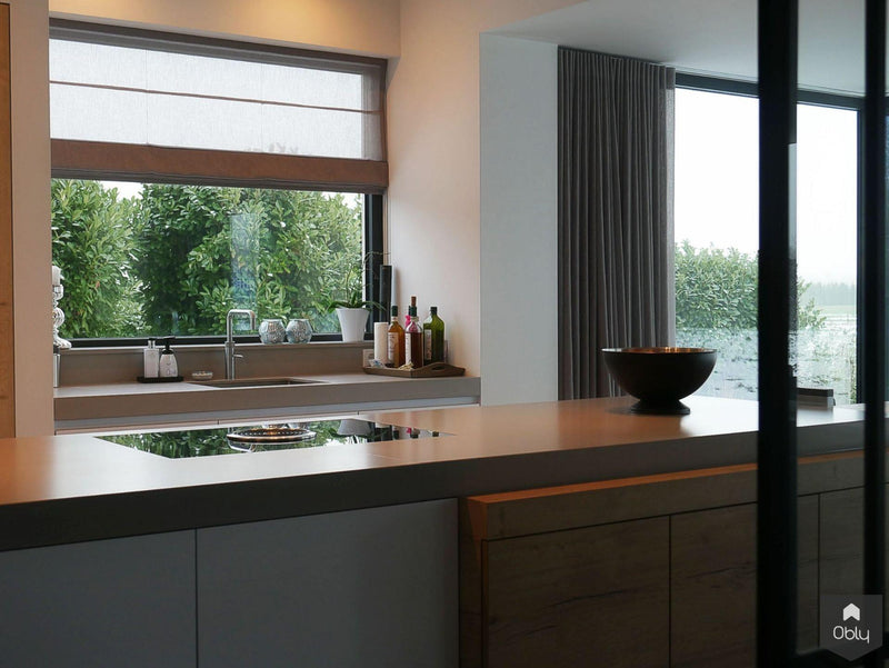 Keuken in rustiek eiken met strak wit-Keukenarchitectuur Midden Brabant-alle,Keuken-OBLY