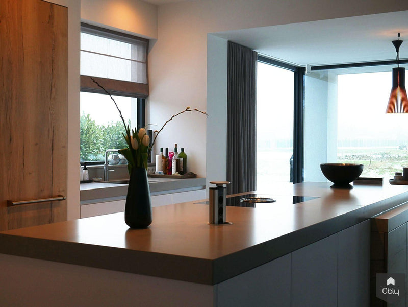 Keuken in rustiek eiken met strak wit-Keukenarchitectuur Midden Brabant-alle,Keuken-OBLY