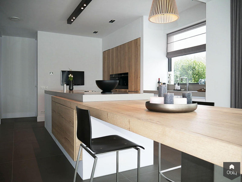 Keuken in rustiek eiken met strak wit-Keukenarchitectuur Midden Brabant-alle,Keuken-OBLY
