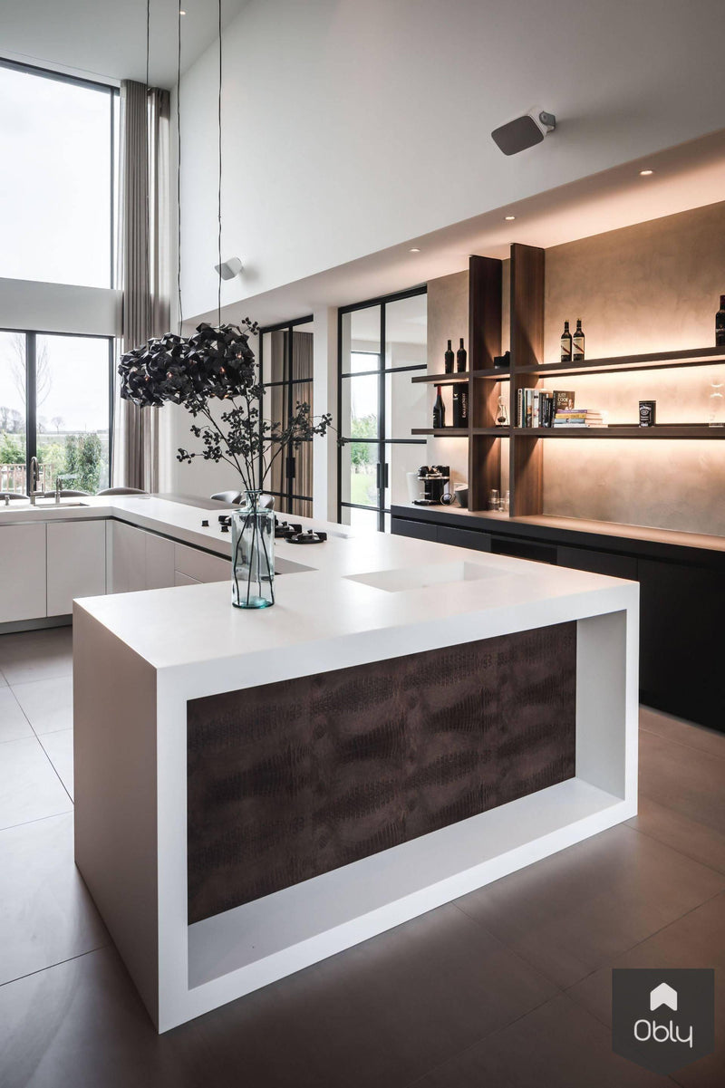 Keuken in u-vorm in luxe villa-Culimaat-alle,Keuken-Keuken in u-vorm in luxe villa | OBLY.com -OBLY