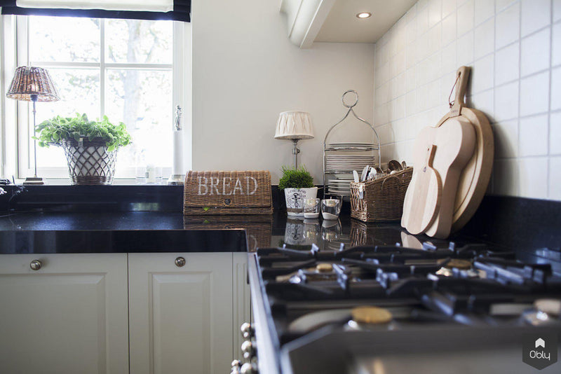 Keuken landelijk klassiek in zwart wit-Wood Creations-alle,Keuken-OBLY