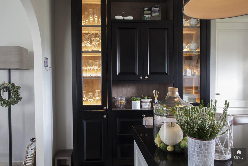 Keuken landelijk klassiek in zwart wit-Wood Creations-alle,Keuken-OBLY