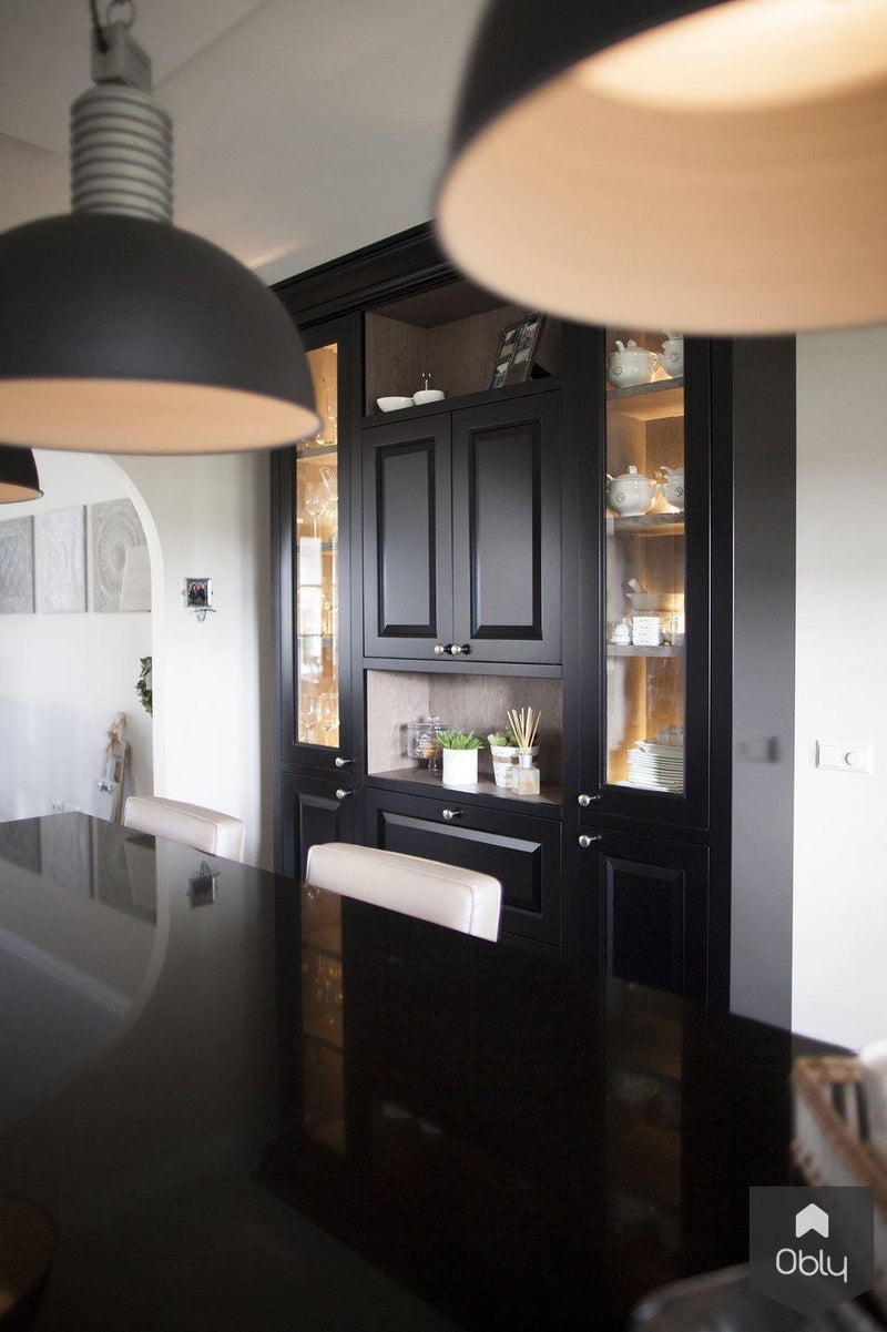 Keuken landelijk klassiek in zwart wit-Wood Creations-alle,Keuken-OBLY