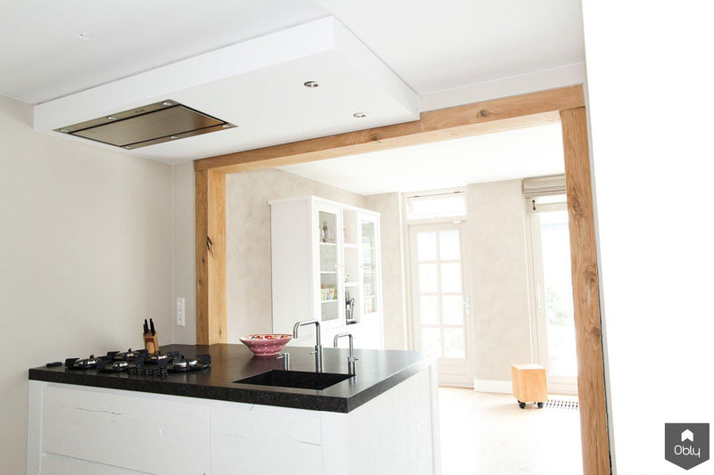 Keuken massief eiken blank en dekkend gelakt-Wood Creations-alle,Keuken-OBLY