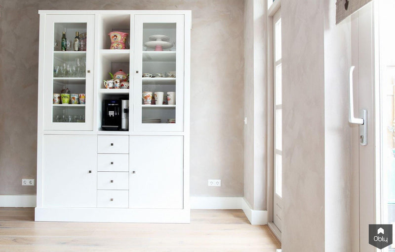 Keuken massief eiken blank en dekkend gelakt-Wood Creations-alle,Keuken-OBLY