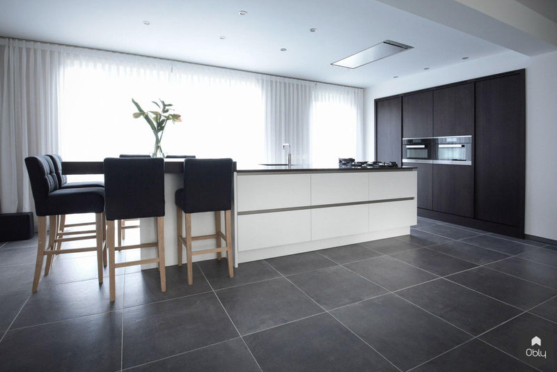 Keuken modern met eiken kastenwand-Ecker Interieur-alle,Keuken-OBLY