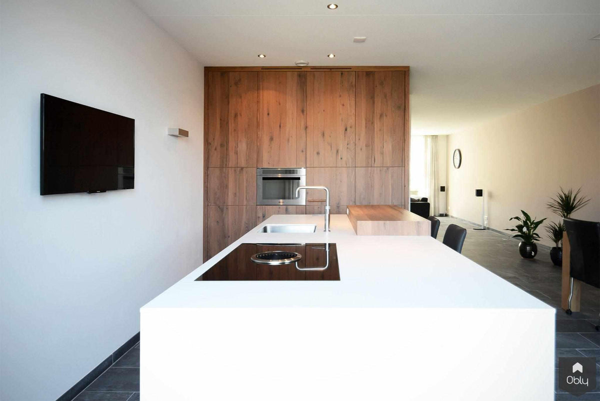 Keuken modern met oud hout-Ecker Interieur-alle,Keuken-OBLY