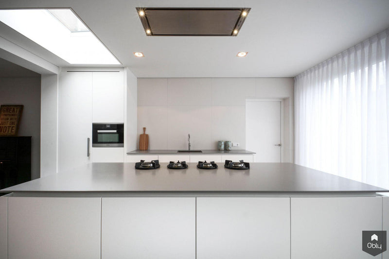 Keuken modern wit gelakt-Ecker Interieur-alle,Keuken-OBLY