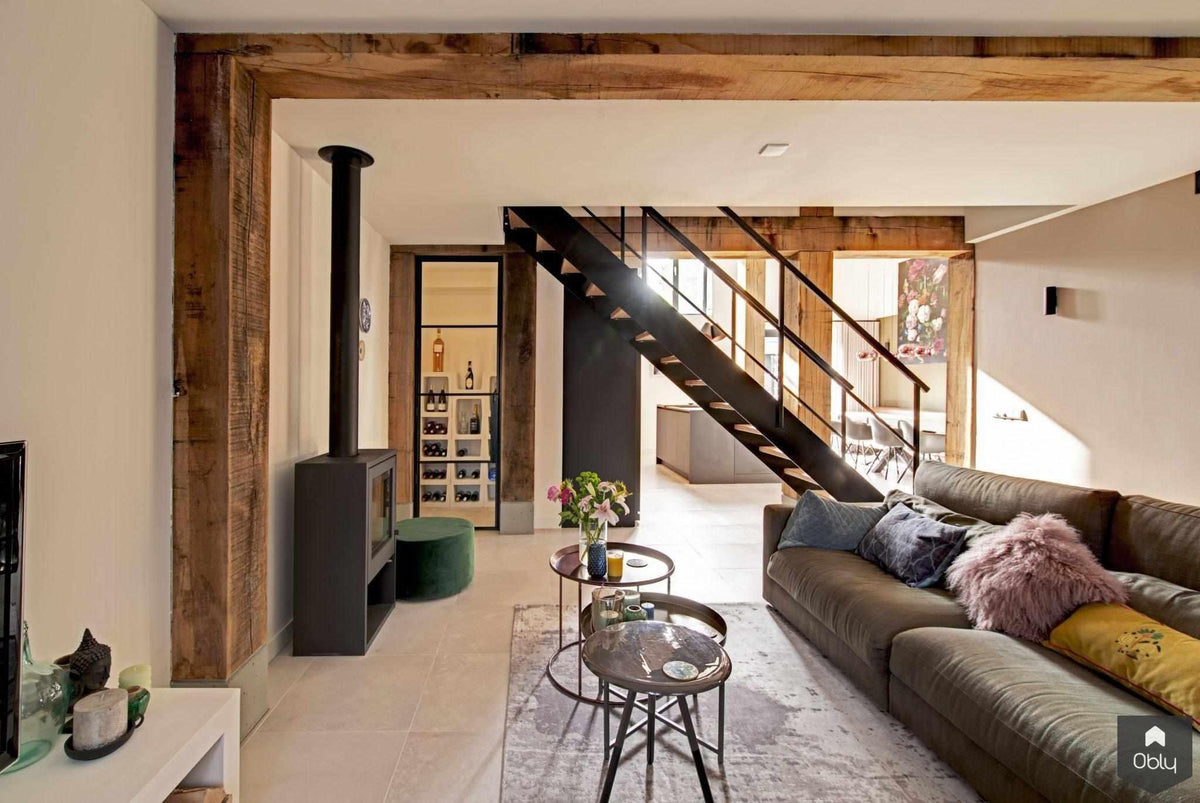 Keuken oude leerlooerij-Dosis Keuken & Interieur-alle,houten balken,karakteristiek interieur,Keuken,loft keuken,maatwerk keuken,modern industrieel interieur,open leefkeuken,oude leerlooierij,robuuste keuken-OBLY