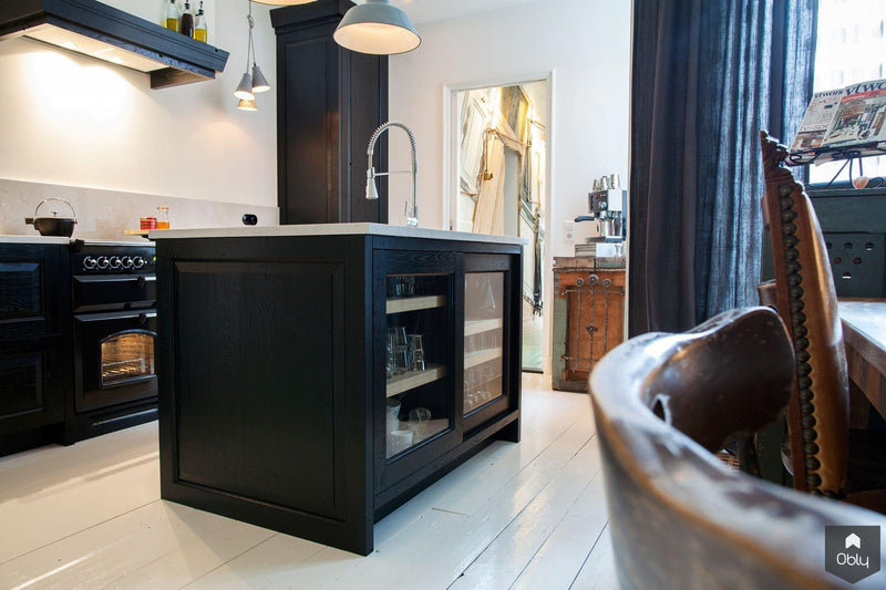 Keuken zwart eiken-Wood Creations-alle,Keuken-OBLY