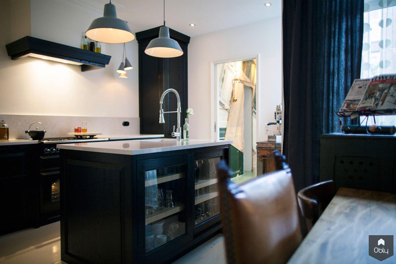Keuken zwart eiken-Wood Creations-alle,Keuken-OBLY