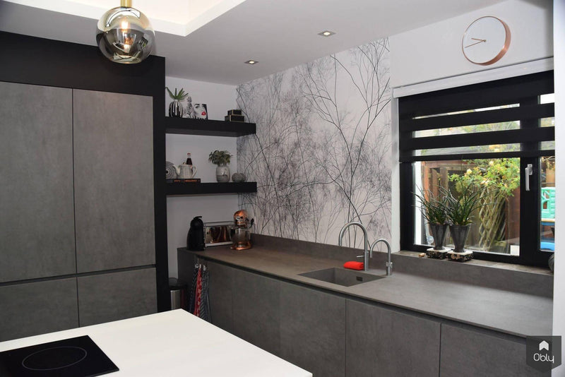 Keukenrenovatie met afwasbaar behang-Rijvo-alle,Keuken-Keukenrenovatie met afwasbaar behang | OBLY.com-OBLY
