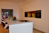 Klassieke hoogglans keuken met kookeiland-NewLook Keukens-Keuken-OBLY