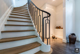 Klassieke houten trap met stalen hekwerk-Van Bruchem Staircases-alle,Entree hal trap-OBLY