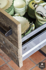 Klassieke landelijke keuken met hergebruikt hout en maatwerk-Restyle-XL-alle,Keuken-OBLY