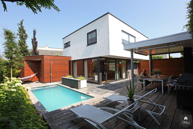 Kleine tuin met toch een zwembad-Stoop Tuinen-alle,Exterieur-OBLY