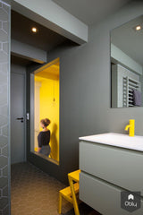Kleur en maatwerk voor een gezinswoning-StrandNL architectuur en interieur-alle,Woonkamer-OBLY