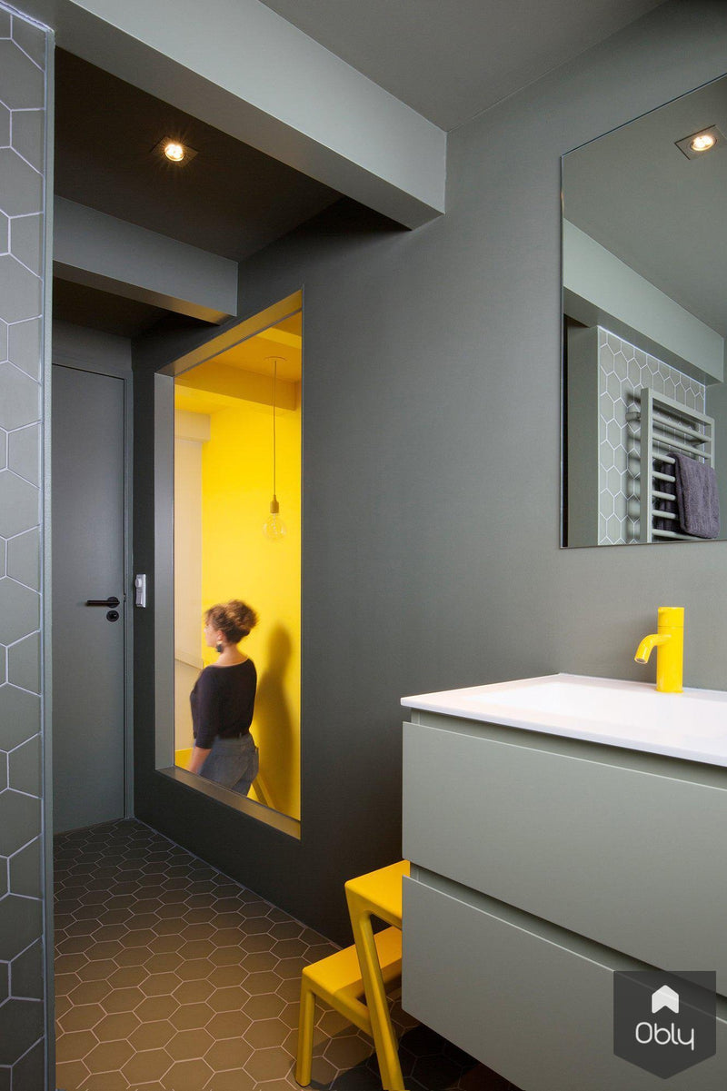 Kleur en maatwerk voor een gezinswoning-StrandNL architectuur en interieur-alle,Woonkamer-OBLY