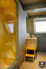 Kleur en maatwerk voor een gezinswoning-StrandNL architectuur en interieur-alle,Woonkamer-OBLY