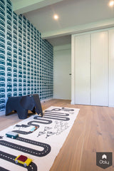 Kleur en maatwerk voor een gezinswoning-StrandNL architectuur en interieur-alle,Woonkamer-OBLY