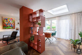 Kleurrijke woonkamer met roomdivider-Aangenaam Interieuradvies-alle,Woonkamer-Kleurrijke woonkamer met roomdivider | OBLY.com-OBLY