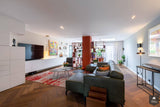 Kleurrijke woonkamer met roomdivider-Aangenaam Interieuradvies-alle,Woonkamer-Kleurrijke woonkamer met roomdivider | OBLY.com-OBLY