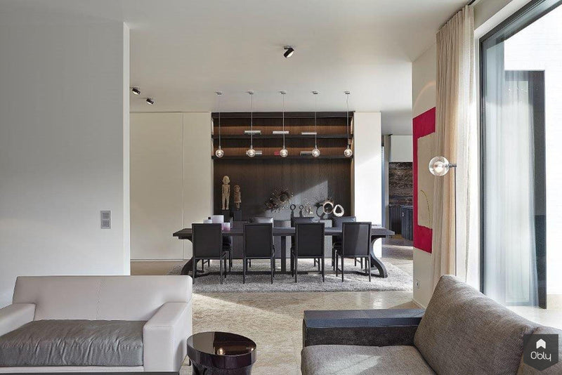 Knokke - woonkamer / eetkamer-RMR Interieurbouw-alle,Woonkamer-OBLY