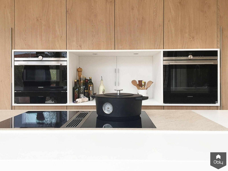 Kookeiland in open keuken met corian werkblad-Keukenarchitectuur Midden Brabant-alle,Keuken-OBLY