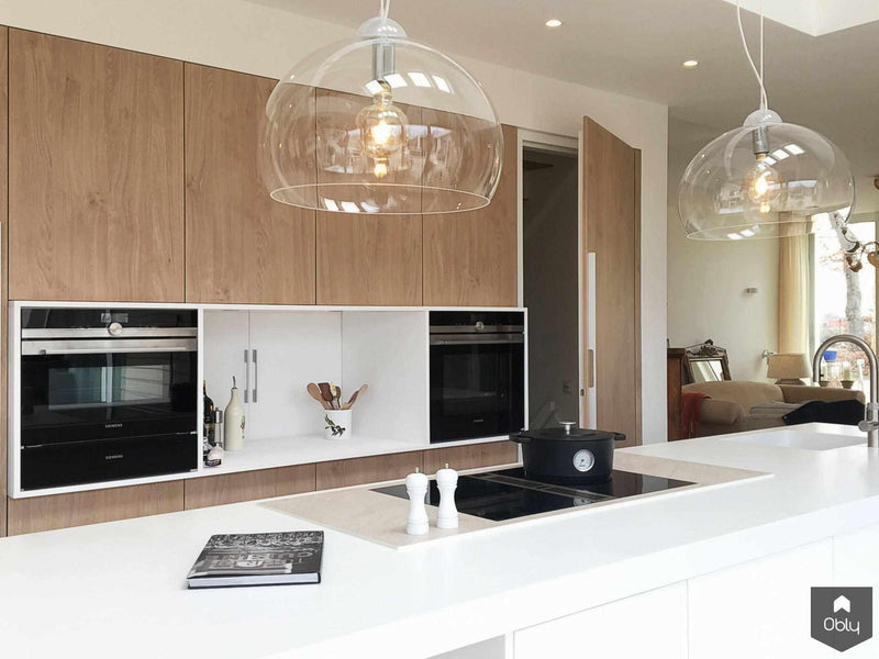 Kookeiland in open keuken met corian werkblad-Keukenarchitectuur Midden Brabant-alle,Keuken-OBLY