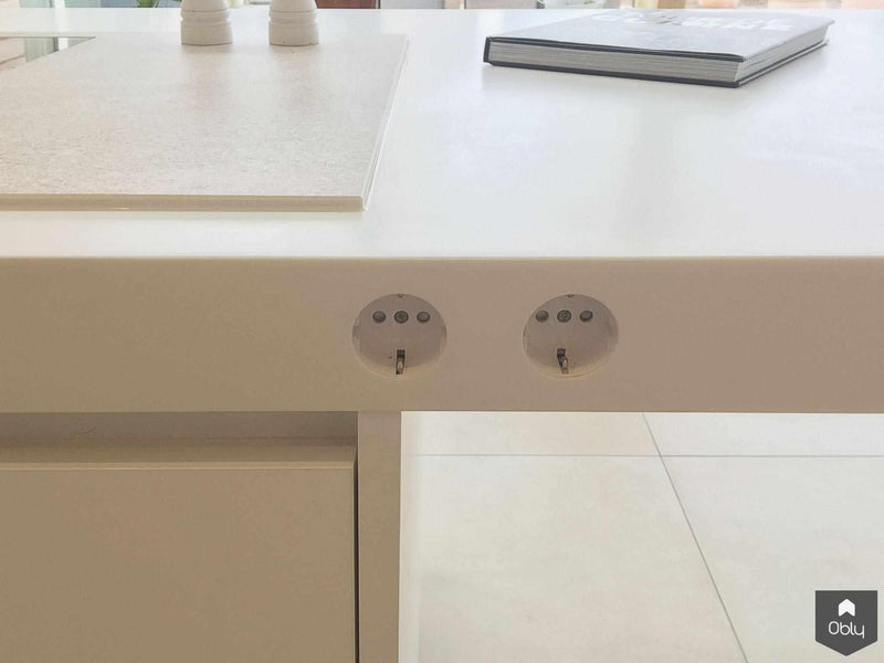 Kookeiland in open keuken met corian werkblad-Keukenarchitectuur Midden Brabant-alle,Keuken-OBLY