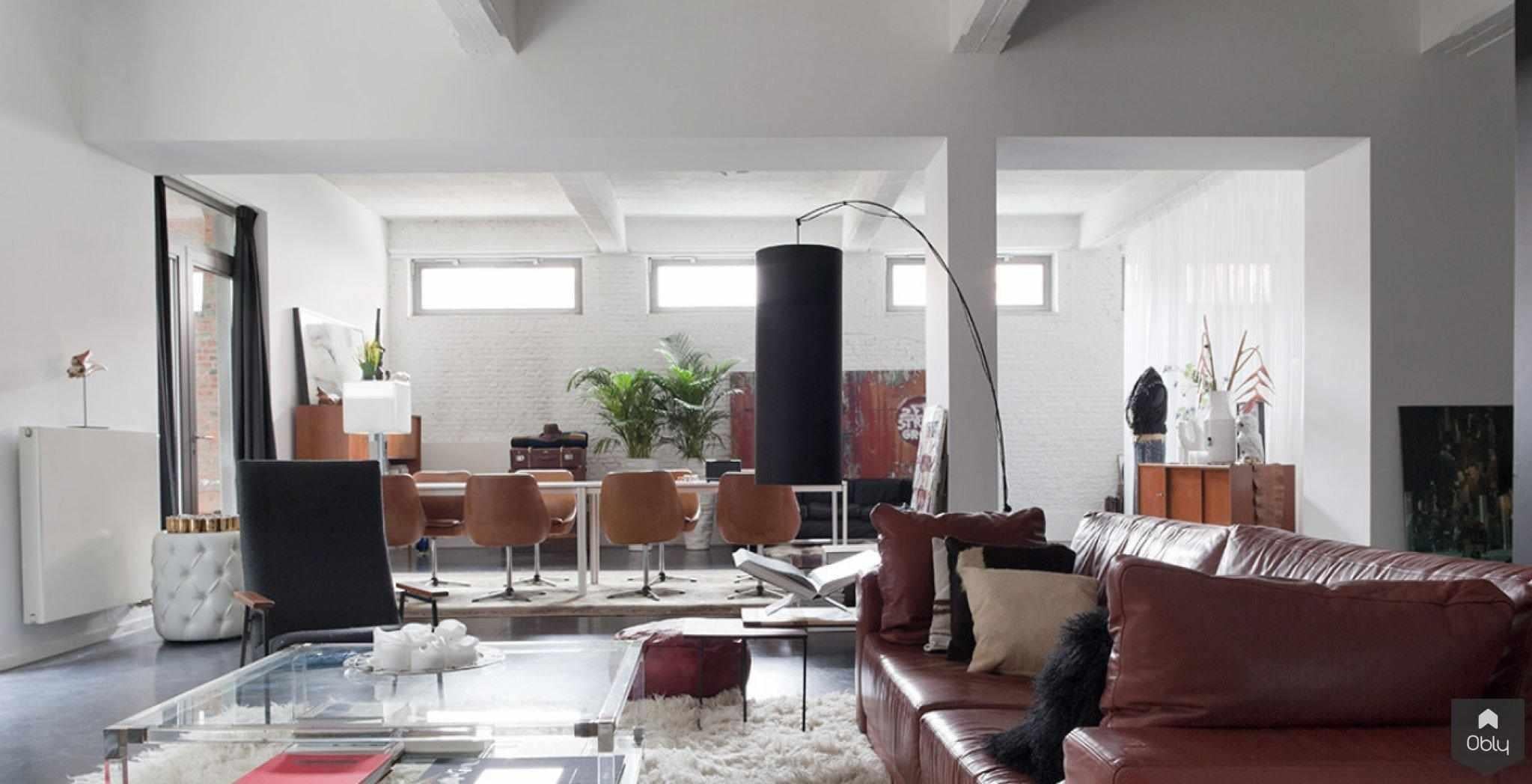 LOFT ANTWERPEN-JM Style by Jeanne van de Meulengraaf-alle,Industriële loft,Loft interieur,Modern vintage stijl,Ruimtelijk wonen,Vintage meubels,Woonkamer-OBLY
