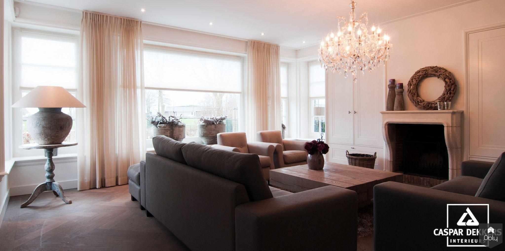 Landelijk wonen-Caspar Dekkers Interieurs-alle,klassiek landelijk interieur,landelijk interieur,landelijk wonen interieur,landelijke raamdecoratie,landelijke woonkamer,landelijke woonstijl,warme landelijke inrichting,Woonkamer-OBLY