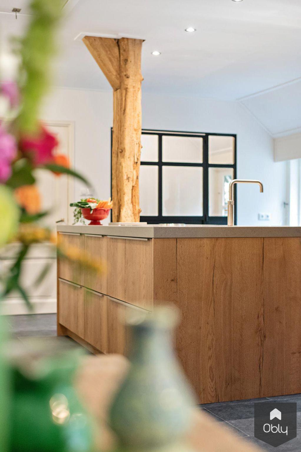 Landelijke keuken in boerderij-Keukenstudio Stormink-alle,Keuken,maatwerk keuken,moderne landelijke stijl,stoer design-OBLY