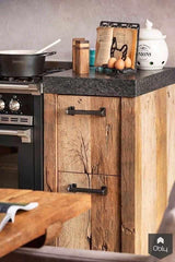 Landelijke keuken met Steel fornuis-Steel Cucine-alle,Keuken-OBLY