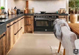 Landelijke keuken met Steel fornuis-Steel Cucine-alle,Keuken-OBLY