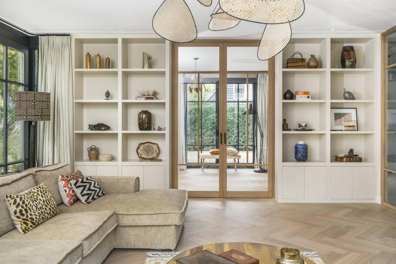 Landelijke villa met moderne uitstraling-Architectenbureau Lighthouse Living-Woonkamer-OBLY