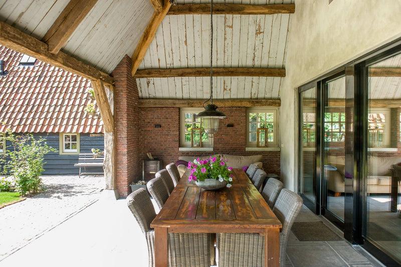 Lichtontwerp in nieuwe boerderij-Hannie Verhoeven Lichtadvies-Woonkamer-Lichtontwerp nieuwbouw boerderij-OBLY