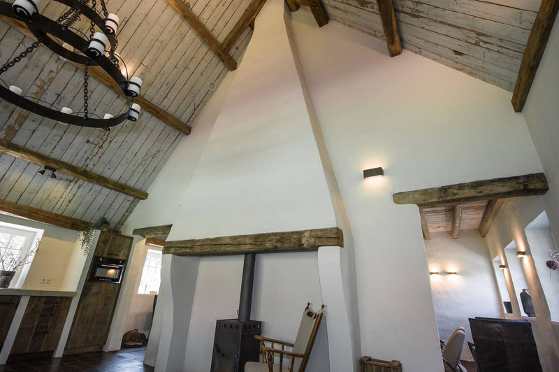 Lichtontwerp in nieuwe boerderij-Hannie Verhoeven Lichtadvies-Woonkamer-Lichtontwerp nieuwbouw boerderij-OBLY